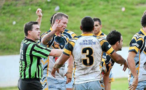 The patience of Group 2 referees has been exhausted and mandatory instant dismissal awaits abusive players and officials. The patience of Group 2 referees has been exhausted and mandatory instant dismissal awaits abusive players and officials.